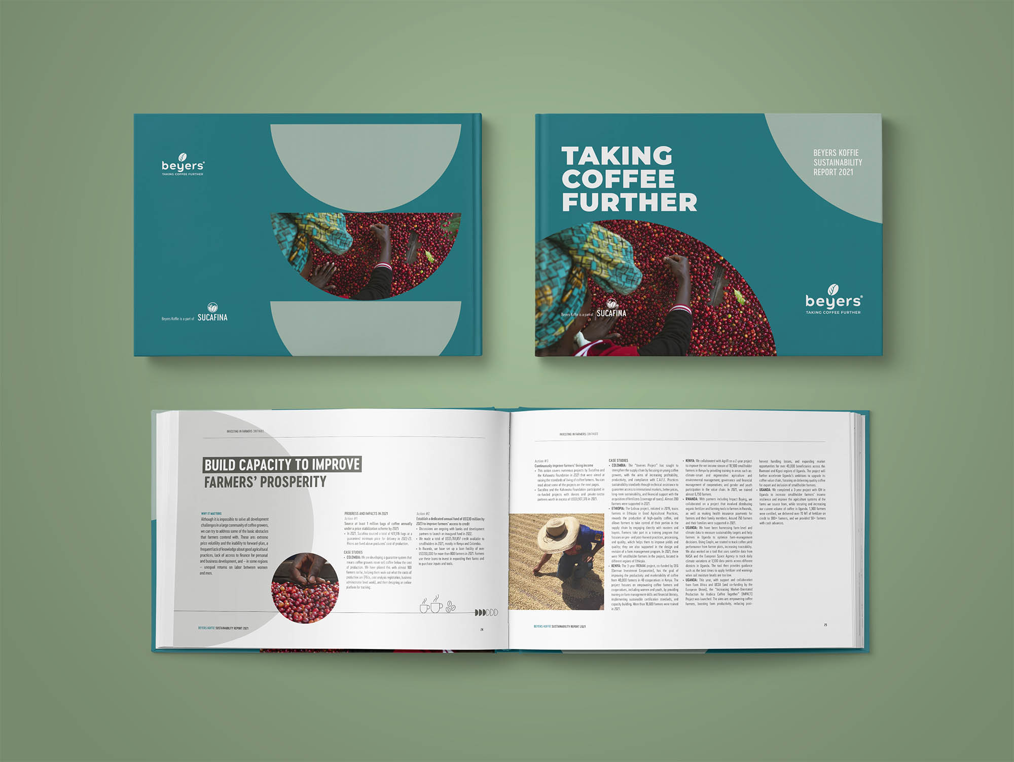 CSR Report book mockup